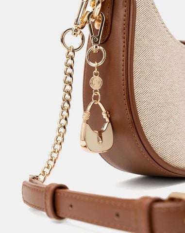  Túi Xách Nhỏ Hobo Phối Charm Trang Trí 