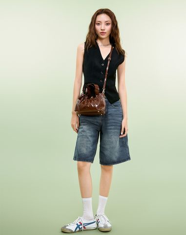  Túi Xách Nhỏ Tay Cầm Thắt Nút 