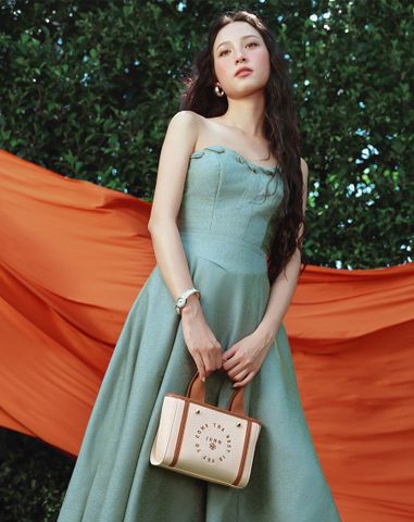  Túi Xách Nhỏ Tote Thêu Trang Trí 