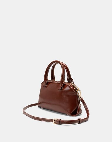  Túi Xách Nhỏ Top Handle Phối Charm 