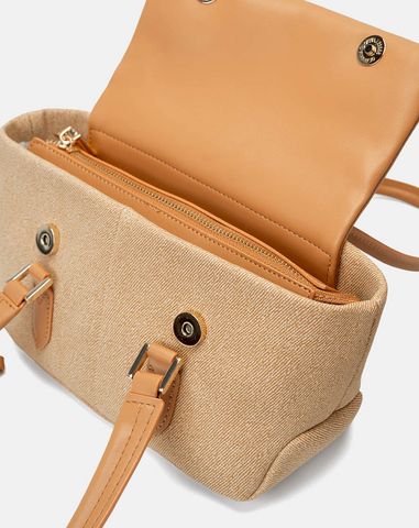  Túi Xách Nhỏ Đeo Vai Phối Nắp Trang Trí Charm Juno 