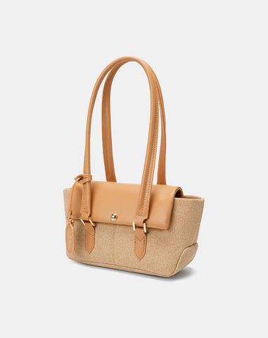  Túi Xách Nhỏ Đeo Vai Phối Nắp Trang Trí Charm Juno 