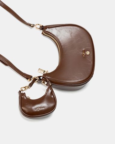  Túi Xách Nhỏ Hobo Coffee 