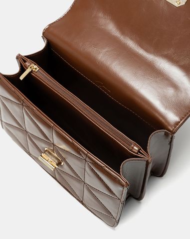  Túi Xách Nhỏ Đeo Vai Phối Khoá 