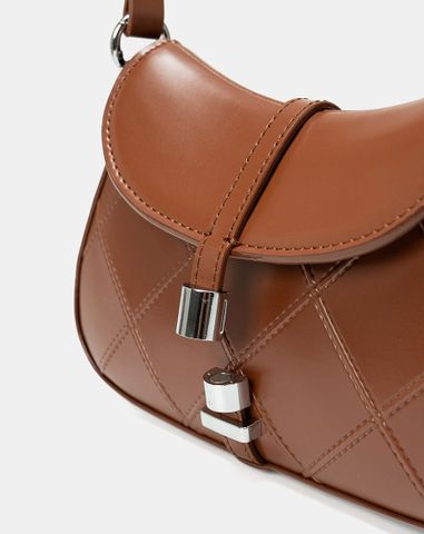  Túi Xách Nhỏ Top Handle Bag Phối Khoá Trang Trí 
