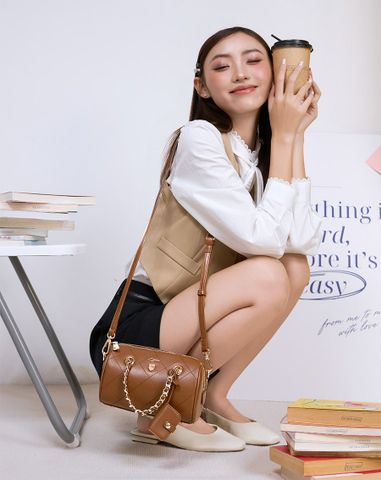  Túi Xách Nhỏ Form Bowling Preppy Hanbook 