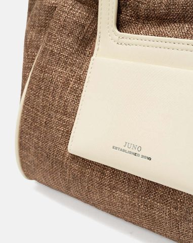  Túi Xách Trung Top Handle Bag Rút Dây 