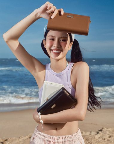  Ví Dài Nắp Gập 