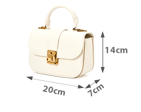  Túi Xách Nhỏ Gusset Dập Hoạ Tiết 