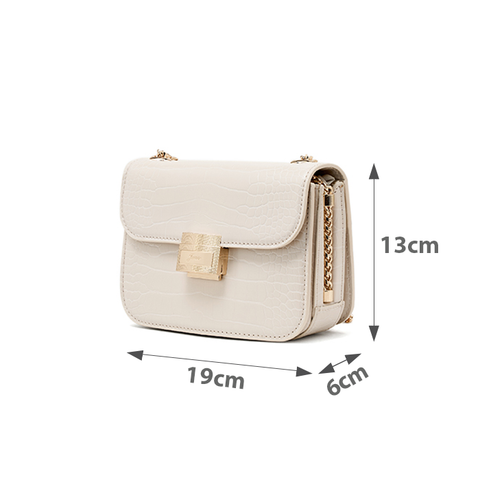  Túi Xách Nhỏ Phối Khoá Trang Trí 