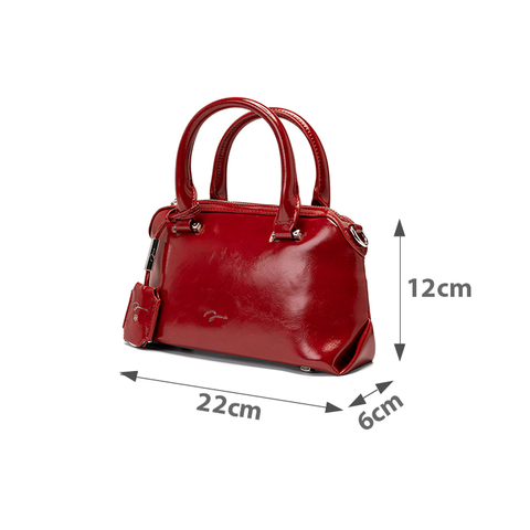  Túi Xách Nhỏ Top Handle Phối Charm 