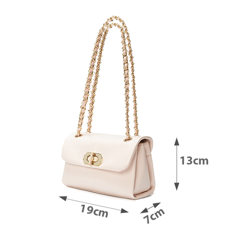  Túi Xách Nhỏ Phối Khoá Xoay 