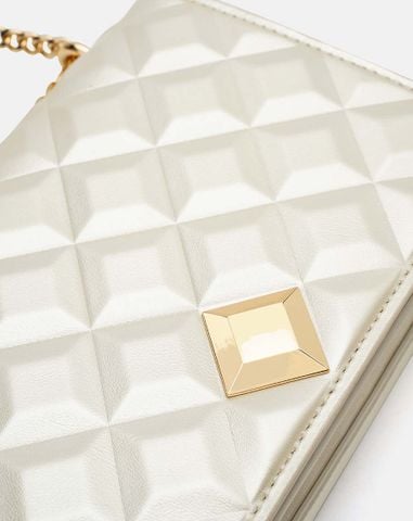  Túi xách nhỏ dập hiệu ứng princess diamond 