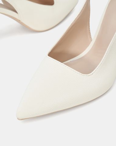  Giày Cao Gót Cao Gót Slingback Mũi Nhọn Gót Thanh 