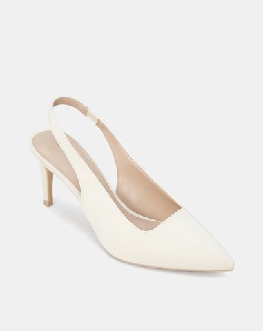  Giày Cao Gót Cao Gót Slingback Mũi Nhọn Gót Thanh 