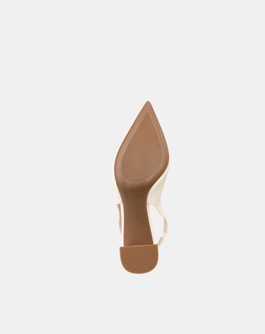  Giày Cao Gót Slingback Gót Trụ 