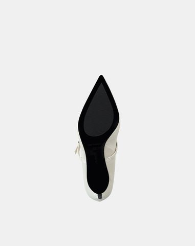  Giày Cao Gót Pump Gót Thanh Phối Quai Trang Trí 