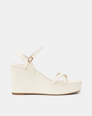  Giày Sandal Đế Xuồng Quai Chéo 