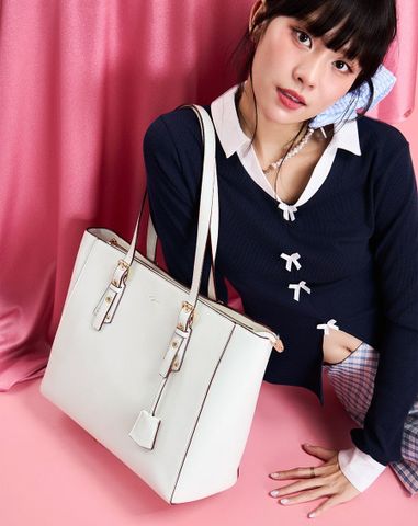  Túi Xách Lớn Tote Bag Trang Trí Charm 