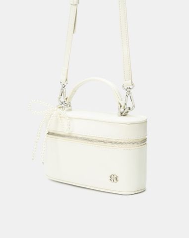  Túi Xách Nhỏ Vanity Bag Phối Charm Nơ 