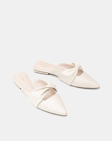  Giày Búp Bê Mules Quai Xoắn 