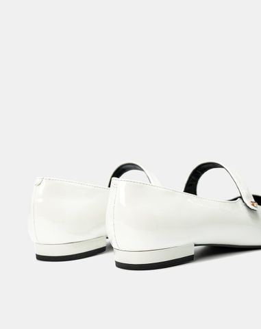  Giày Búp Bê Búp Bê Phối Toe Cap 