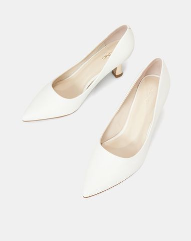  Giày Cao Gót Pump Mũi Nhọn Gót Thanh 