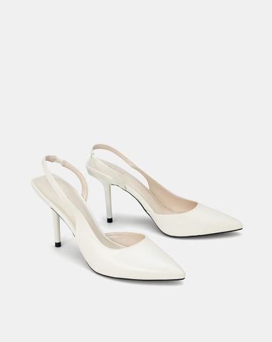  Giày Cao Gót Slingback Gót Thanh 