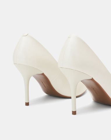  Giày Cao Gót Pump Phối Khóa Trang Trí 