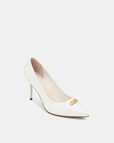  Giày Cao Gót Pump Phối Khóa Trang Trí 
