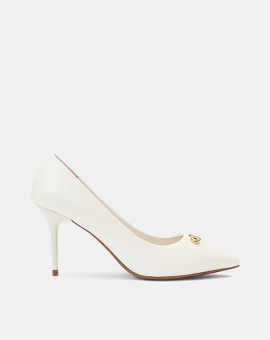  Giày Cao Gót Pump Phối Khóa Trang Trí 