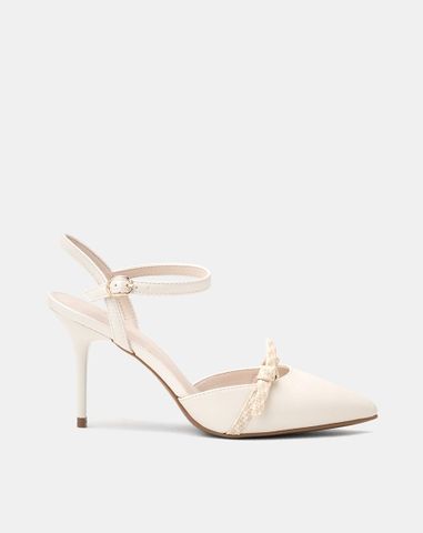  Giày Cao Gót Phối Nơ 