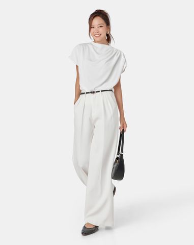  Áo kiểu xếp vai 