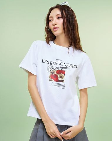  Áo thun form boxy in Photographie 