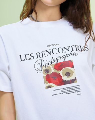  Áo thun form boxy in Photographie 