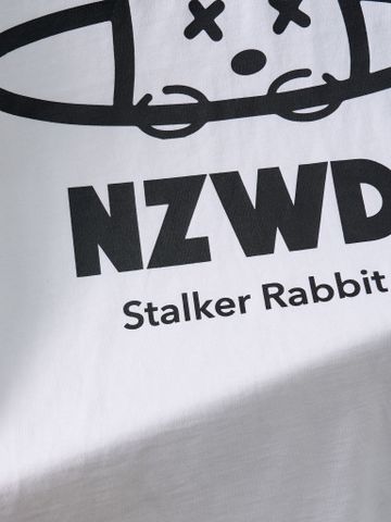  Áo thun unisex Newzy Wonder oversized 100% cotton in Stalker Rabbit NZATH004 