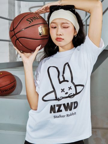  Áo thun unisex Newzy Wonder oversized 100% cotton in Stalker Rabbit NZATH004 