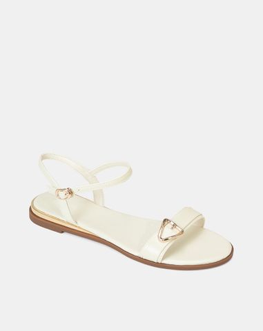  Giày Sandal Bệt Trang Trí Khoá 