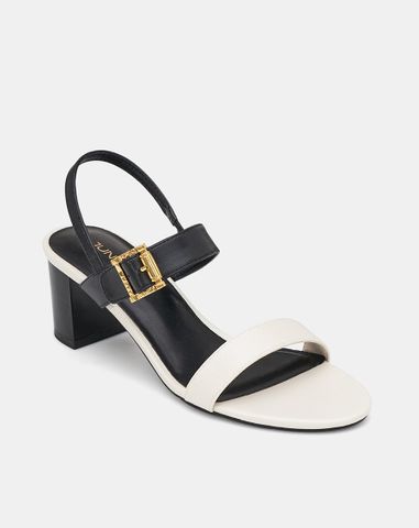  Giày Sandal 2 Quai Ngang Khoá Trang Trí 