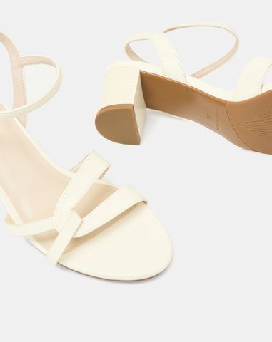  Giày Sandal Gót Vuông 