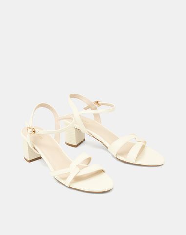  Giày Sandal Gót Vuông 