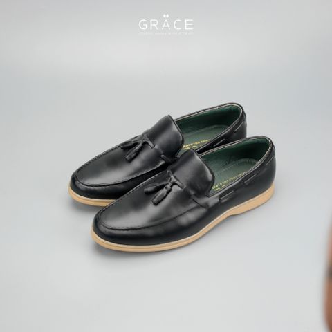  COZY TASSEL LOAFER 1313 ĐEN 