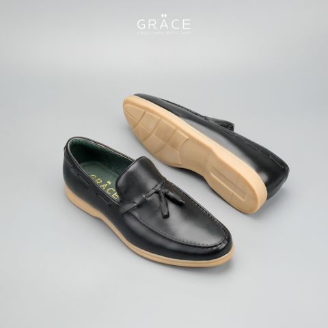 COZY TASSEL LOAFER 1313 ĐEN 