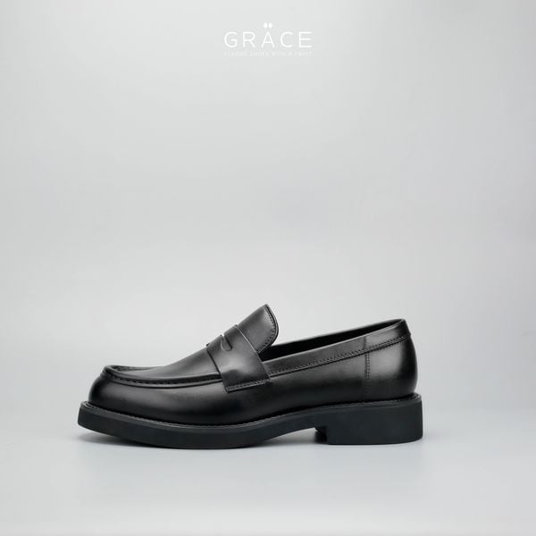  URBAN FLEX PENNY LOAFER 612 BLACK 