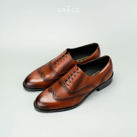  NEW CLASSIC WINGTIP OXFORD 2803 BROWN 