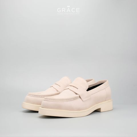  URBAN FLEX PENNY LOAFER 612 OFF WHITE SUEDE 