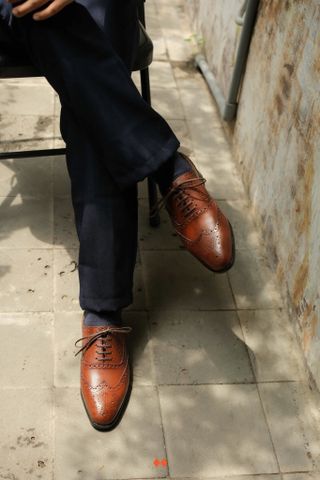  OXFORD WINGTIP 167 ĐEN 