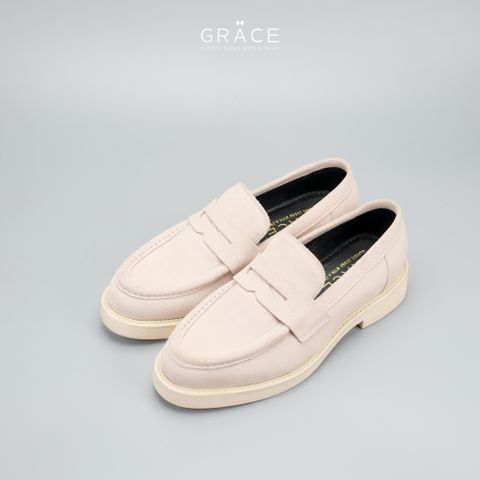  URBAN FLEX PENNY LOAFER 612 OFF WHITE SUEDE 