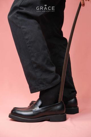  URBAN FLEX PENNY LOAFER 612 BLACK 