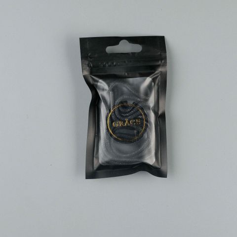  Dây Giày Sáp Nhỏ 2mm Cho Giày Tây 4-5 Lỗ 75 cm Đen 